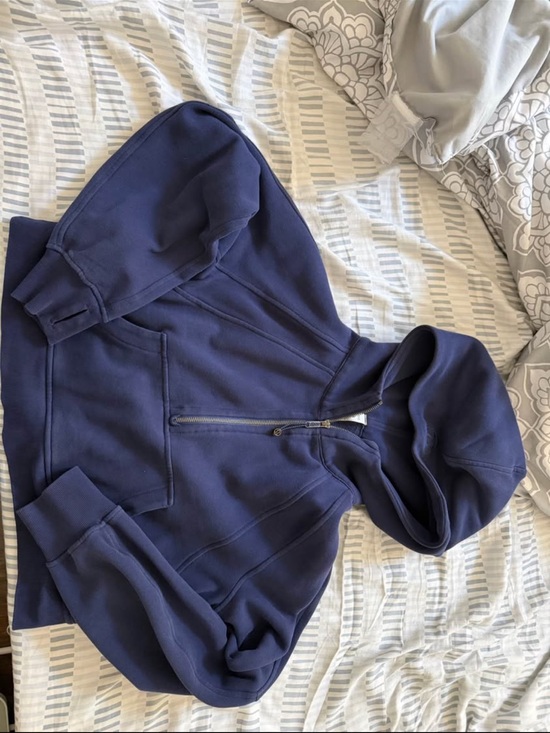 lululemon athletica Tops - Scuba Hoodie Cropped Lululemon true navy